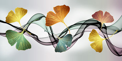 Quadro Ginko e Piume