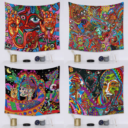 Tappezzeria stile hippie