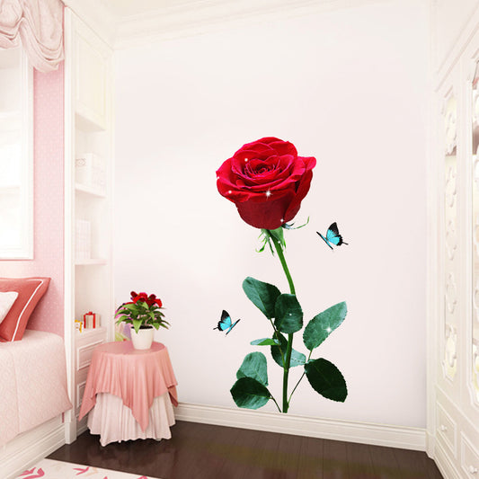 Adesivo murale Rosa tridimensionale