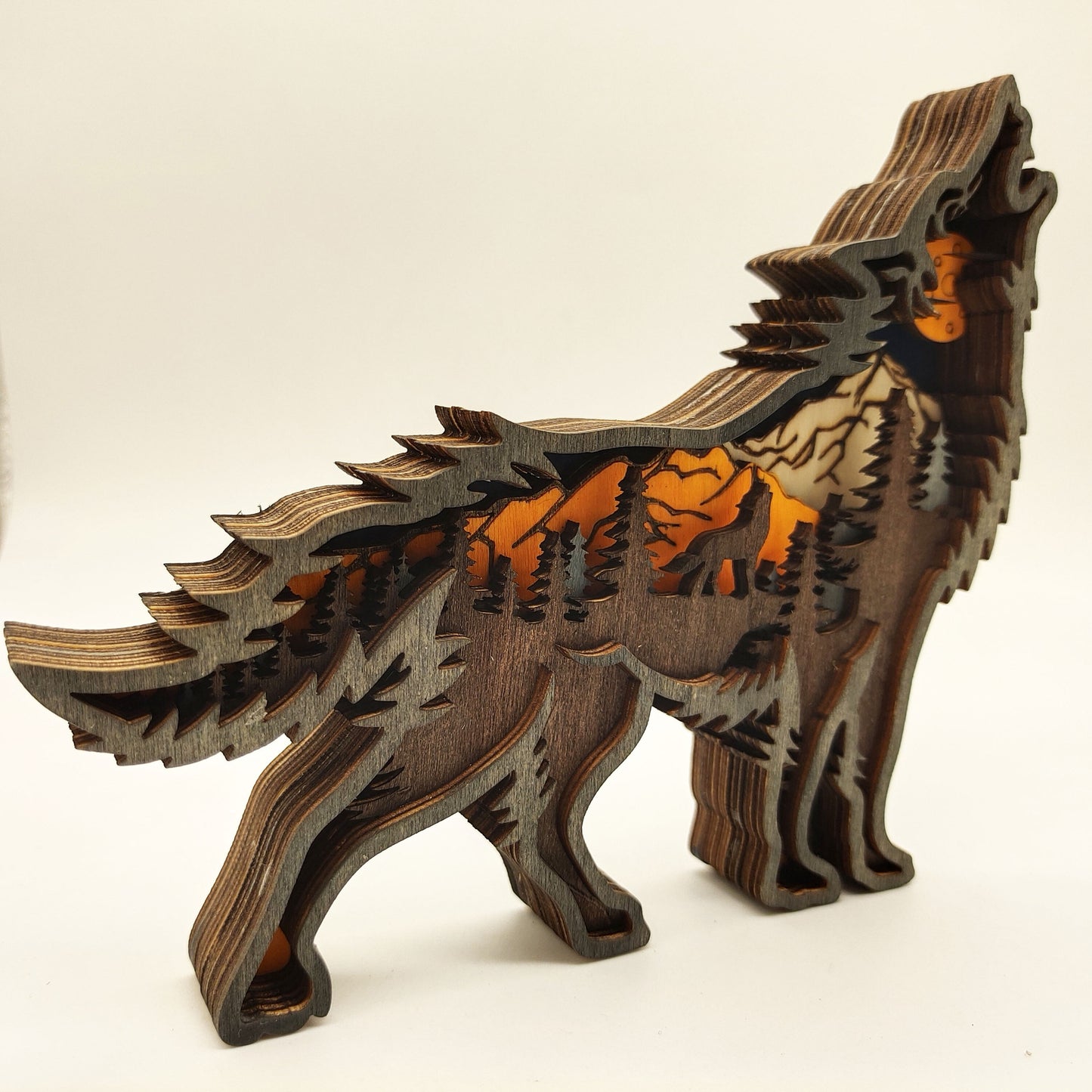 Scultura legno Natale