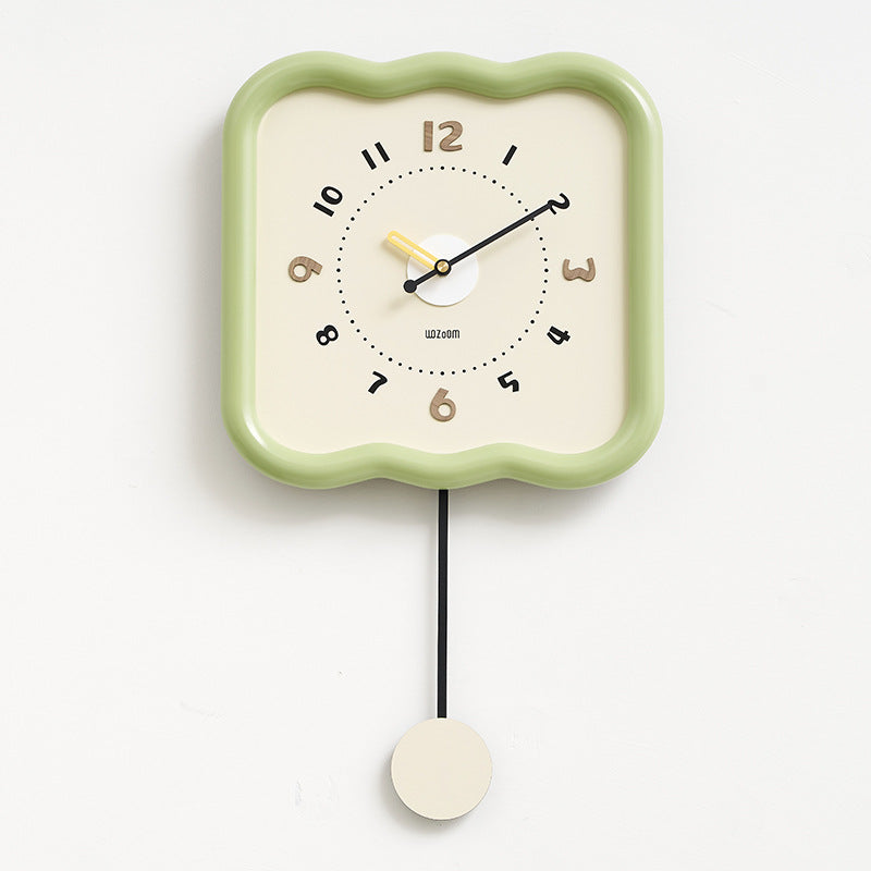Orologio da parete Ondulati crema