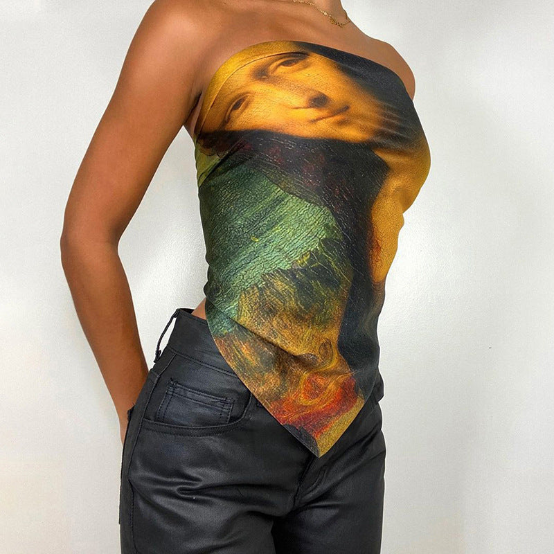Top Bandeau Dipinto