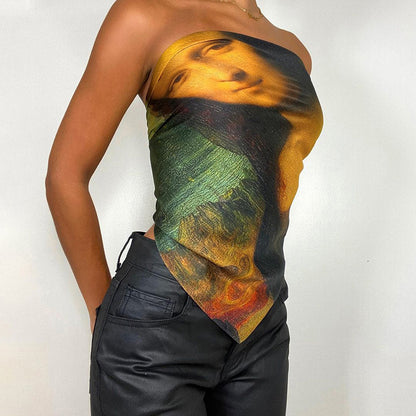 Top Bandeau Dipinto