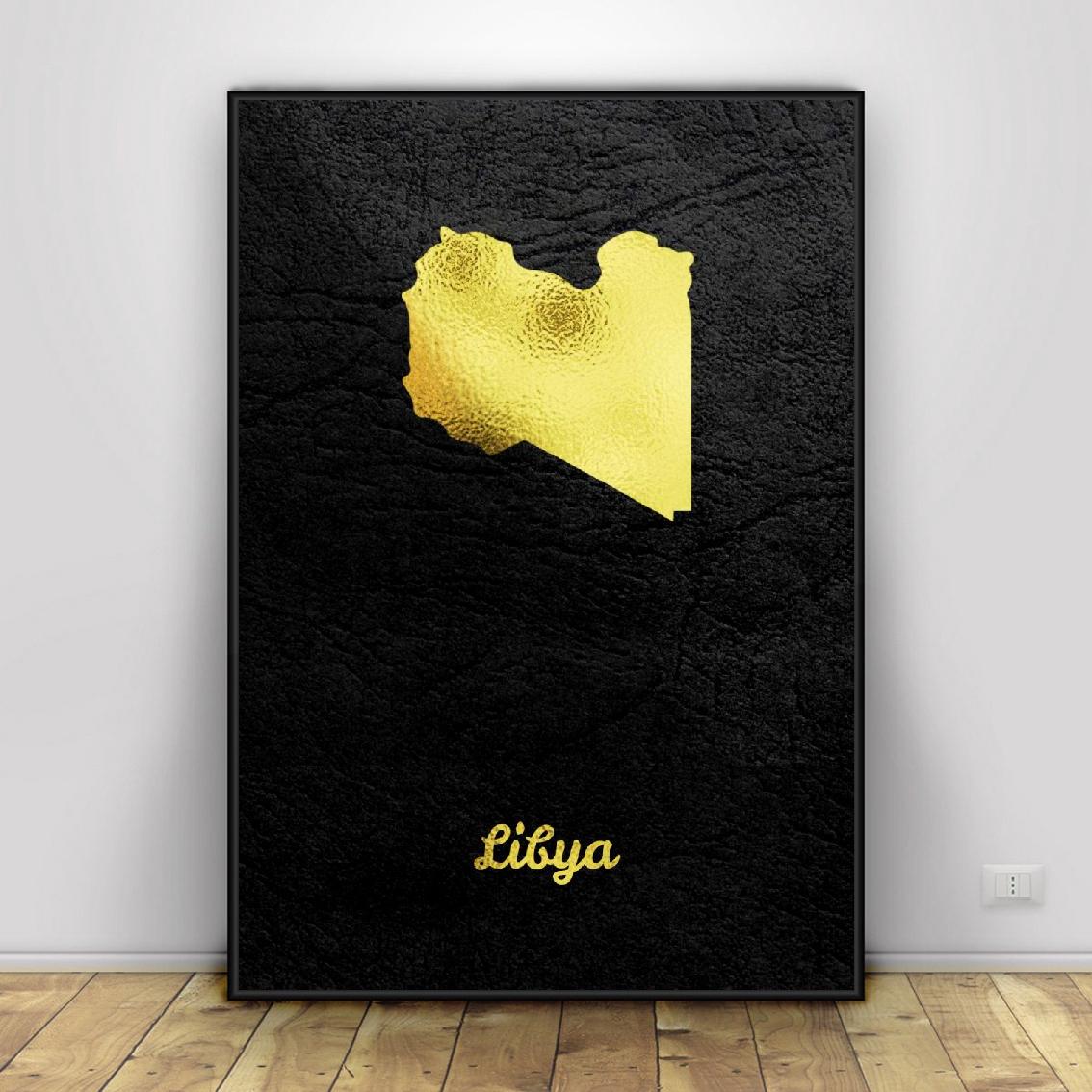 Quadro mappa Lettonia
