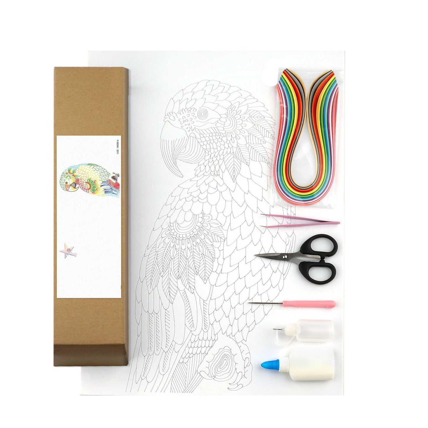 Dipinto carta quilted