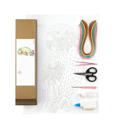 Dipinto carta quilted