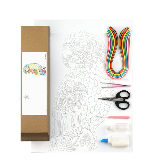 Dipinto carta quilted