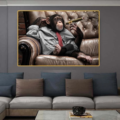 Quadro tela gorilla