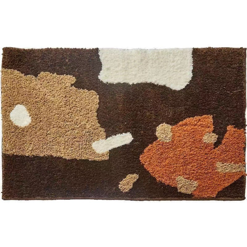Tappeto bagno astratto