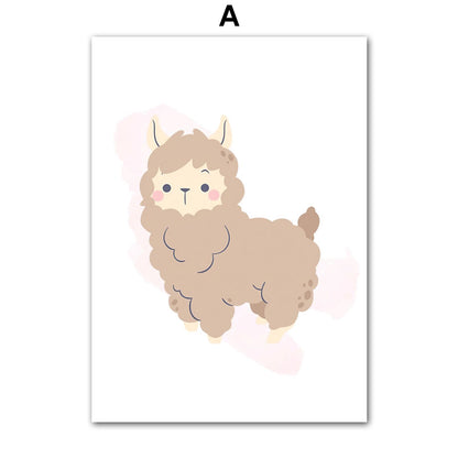Poster scandinavo animali