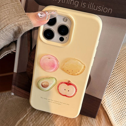 Custodia telefono frutta dipinta