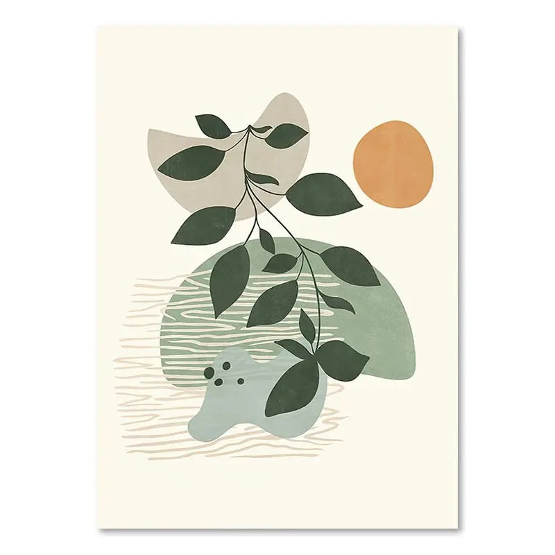 Quadro piante verdi