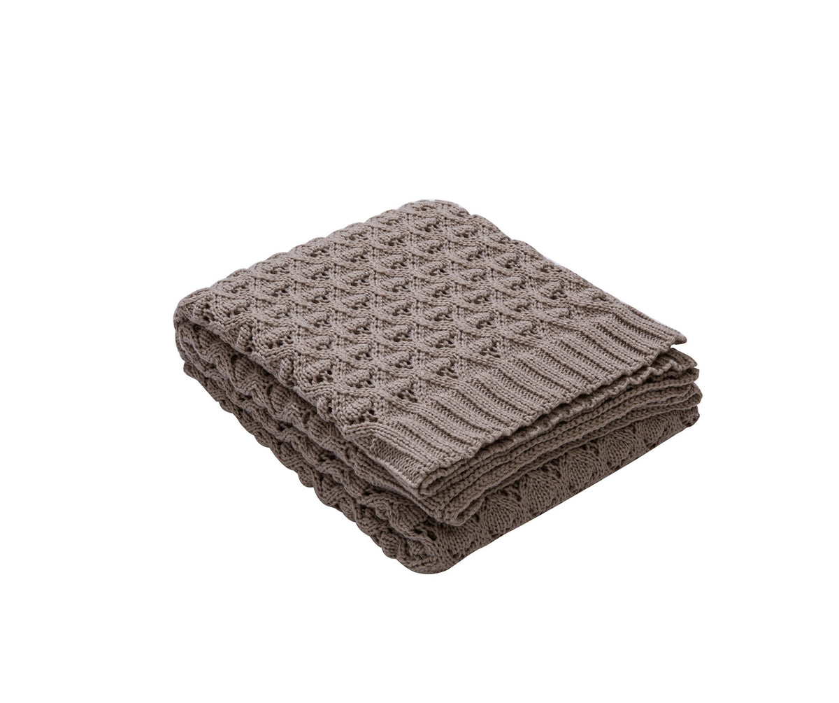 Coperta maglia diamante