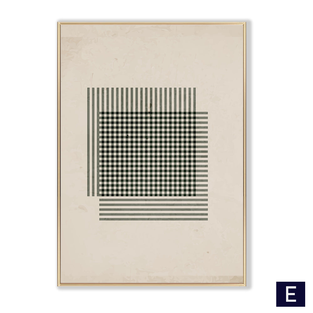 Quadro nero astratto