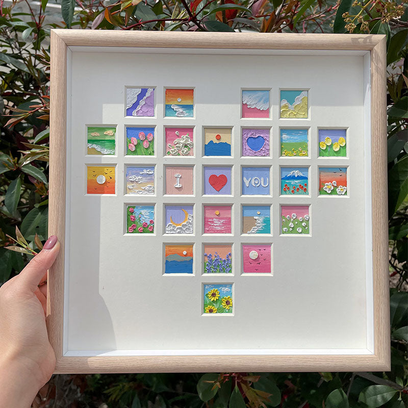Quadro cuore fai da te