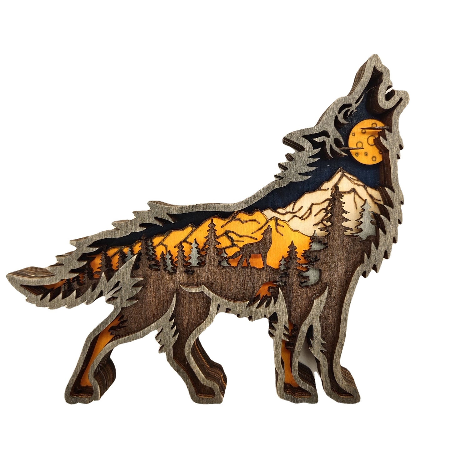 Scultura legno Natale