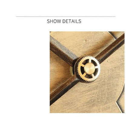 Orologio da parete Steampunk ingranaggi