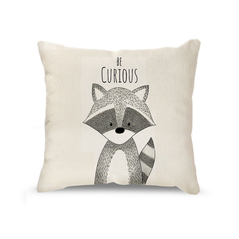Federa cuscino leone cartoon