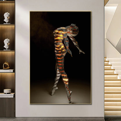 Quadro astratto donna
