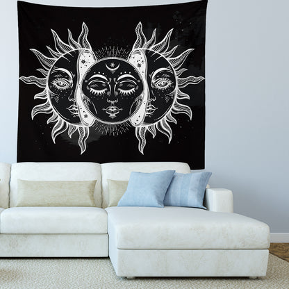 Arazzo luna e sole