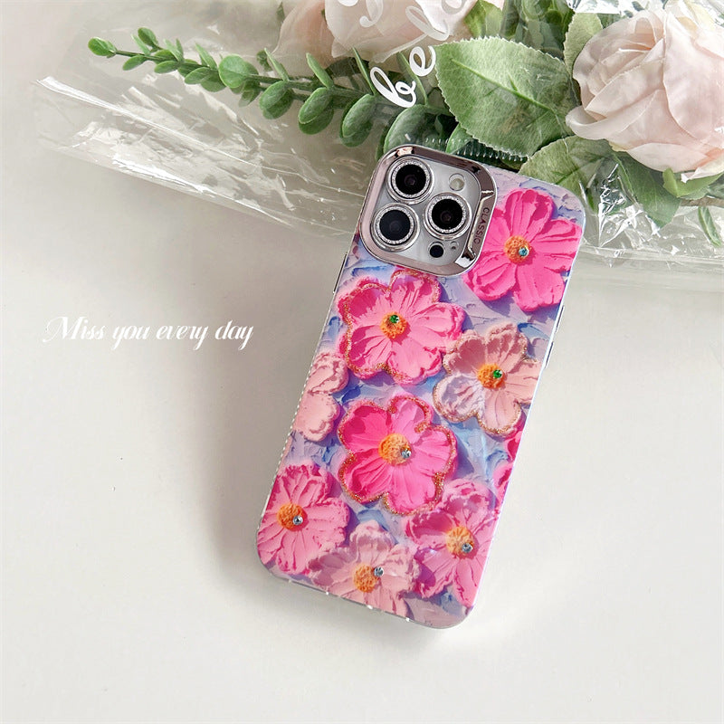 Custodia telefono fiori