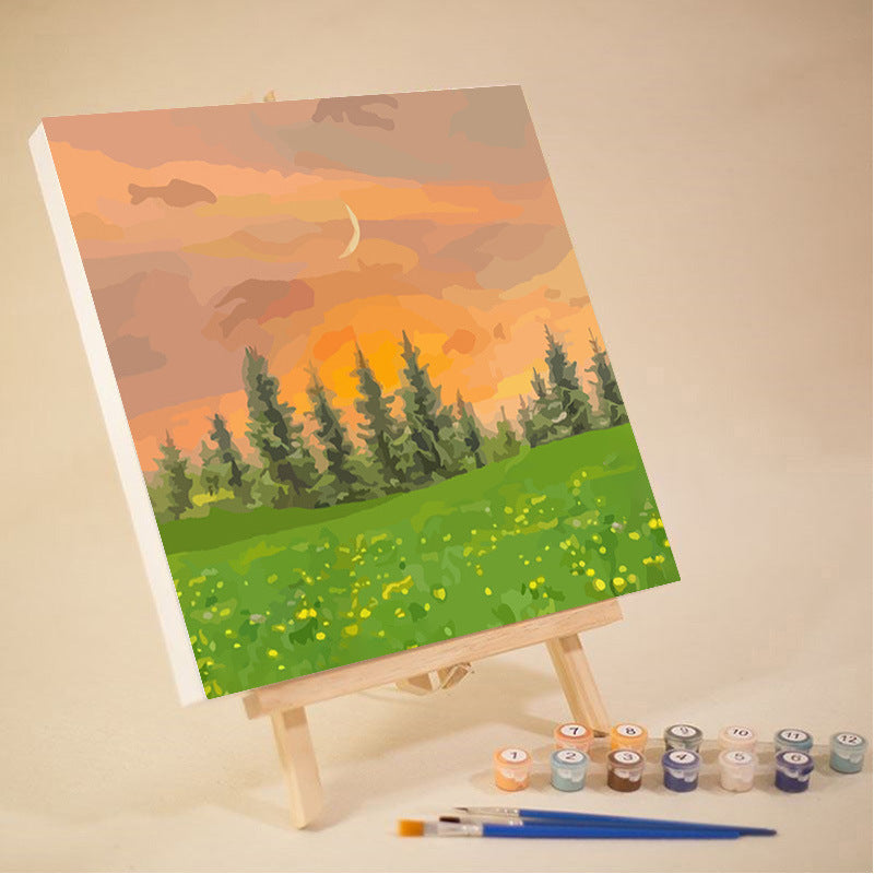 Quadro Paesaggio Floreale