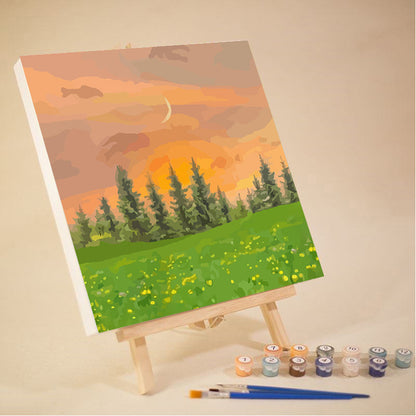 Quadro Paesaggio Floreale