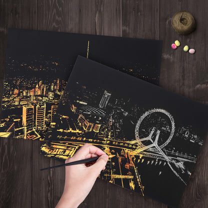 Quadro su tela Città di notte