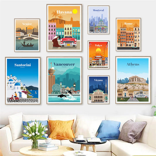 Quadro su tela Padiglione d'arte