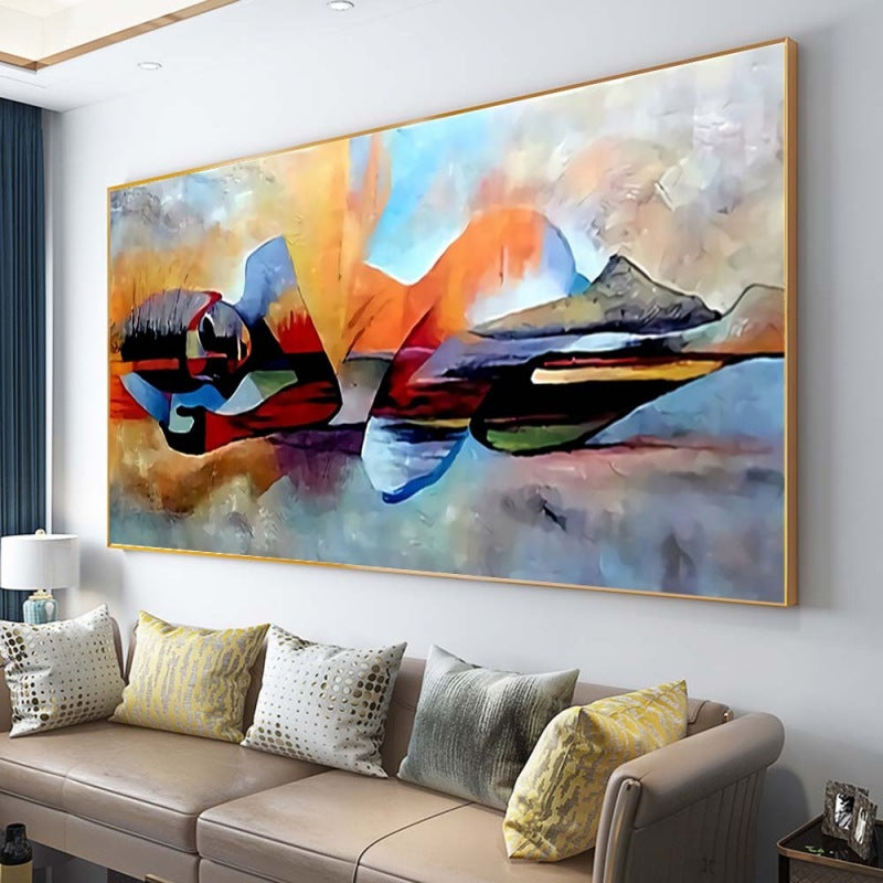 Quadro astratto geometrico