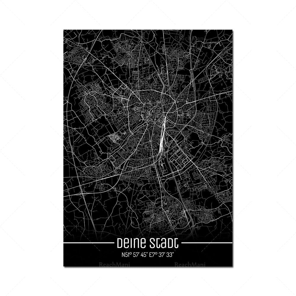 Quadro mappa