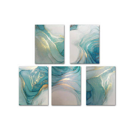 Quadro Astratto Effetto Liquido