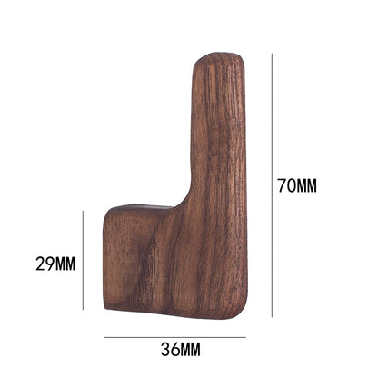 Gancio legno noce