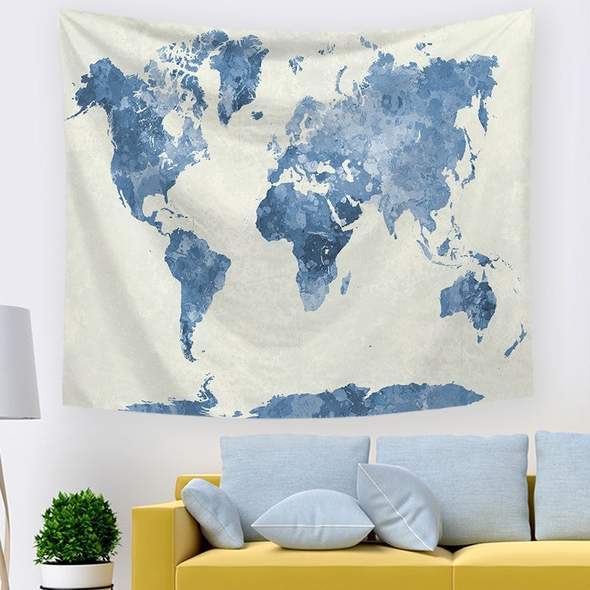 Arazzo mappa vintage
