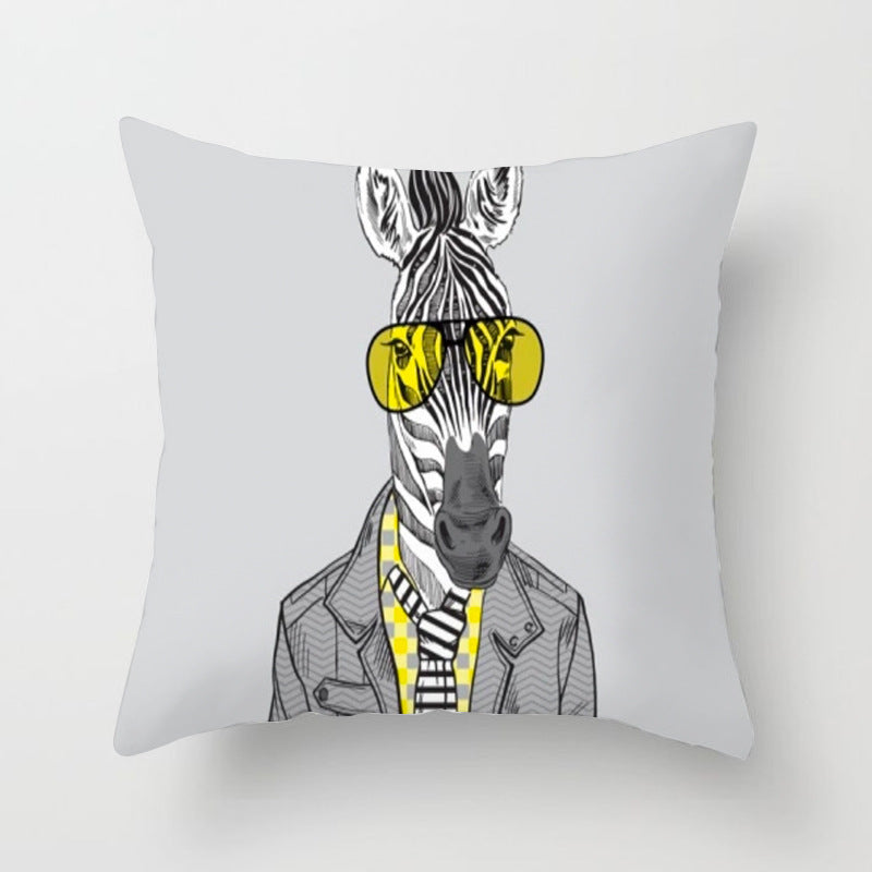 Copricuscino giallo e nero
