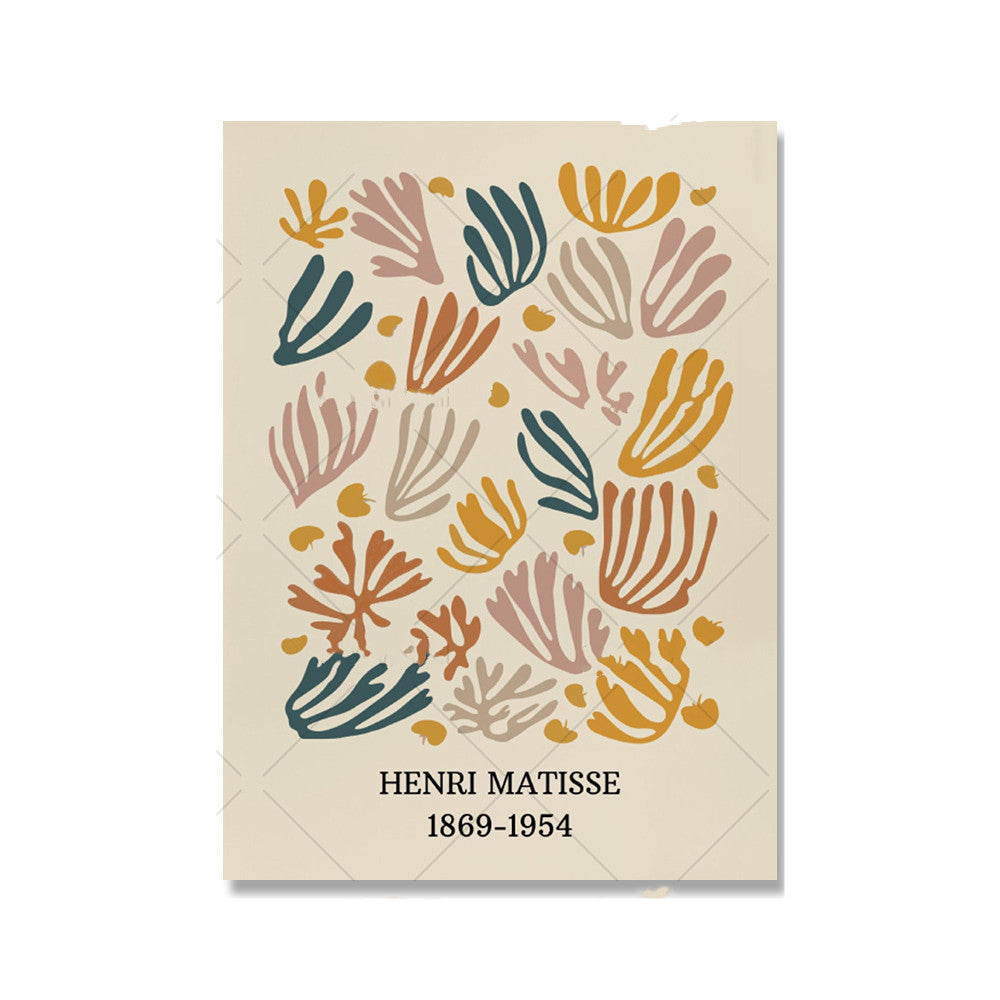 Poster astratto fiori