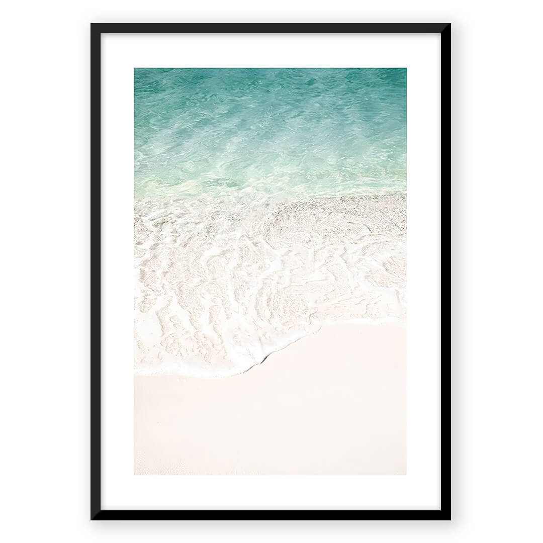 Quadro paesaggio marino astratto