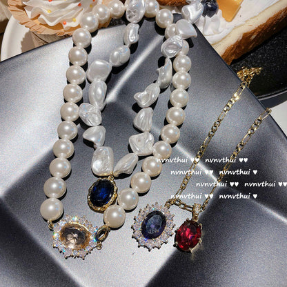 Collana Melograno rosso