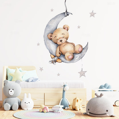 Sticker Orso e Luna
