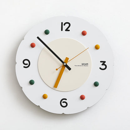 Orologio da parete Sagoma goccia rossa