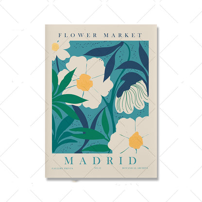 Poster Floreale Vintage