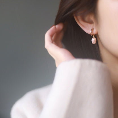 Orecchini clip fiori