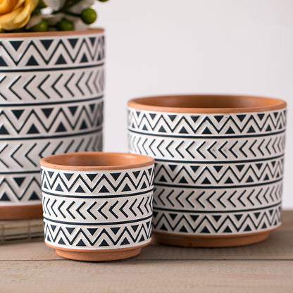 Vasi geometrici in ceramica