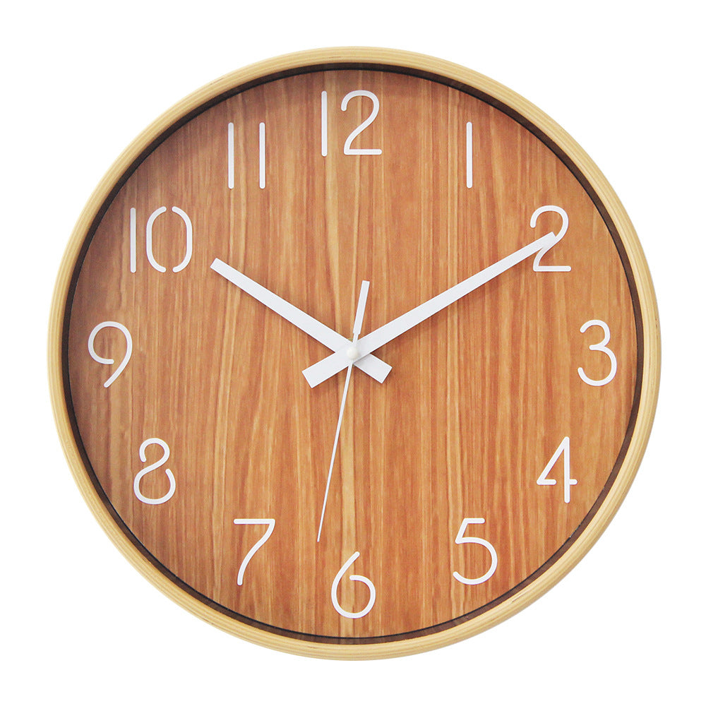 Orologio da parete Giallo minimale