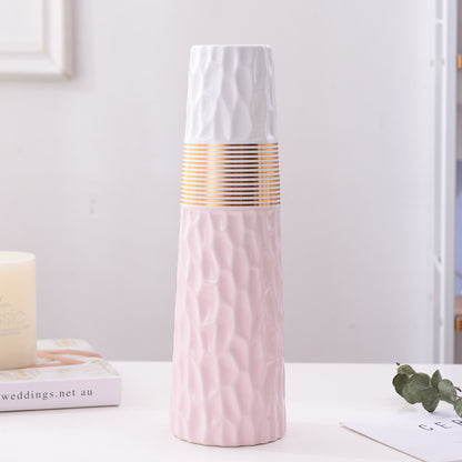Vaso ceramica bicolore