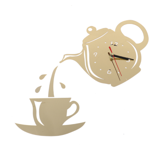 Orologio da parete Teiera forma speciale