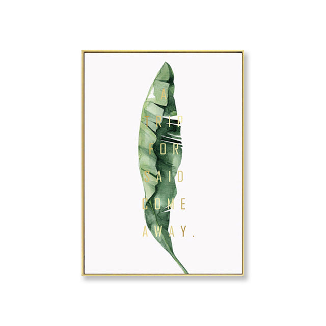 Quadro piante verdi