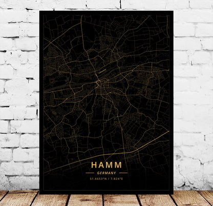 Poster Mappa di Essen