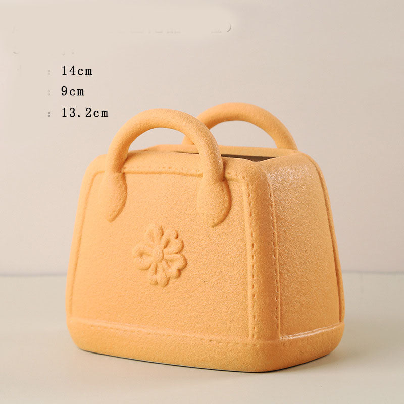 Vaso forma borsa Morandi