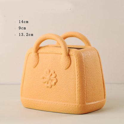 Vaso forma borsa Morandi